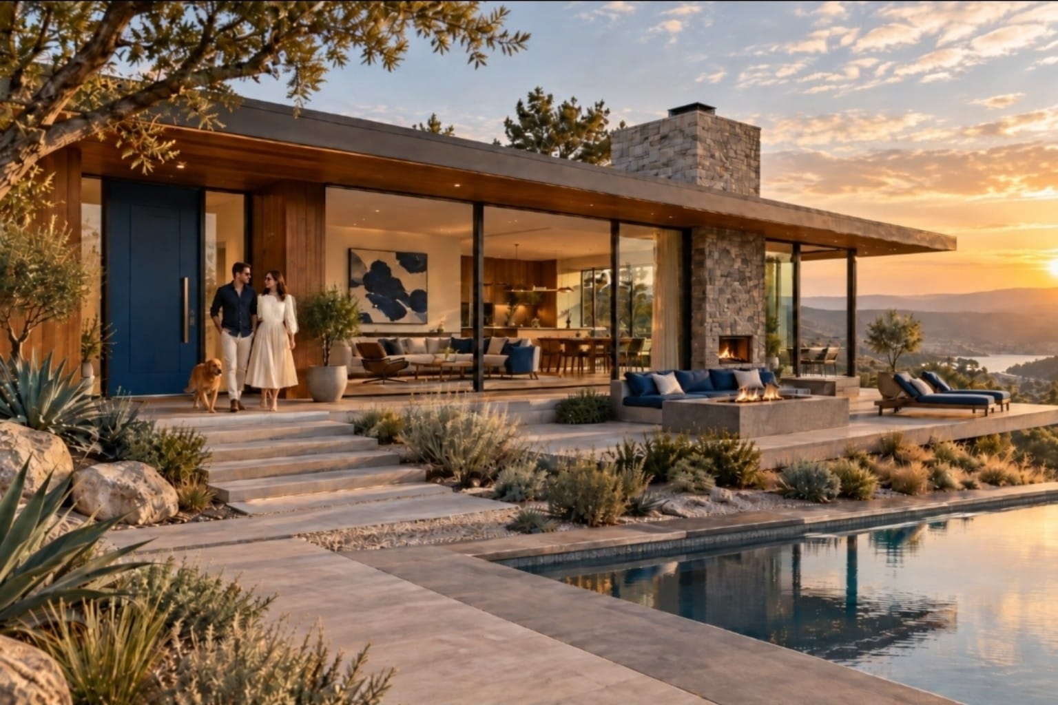 Indigo Ridge — the house itself
