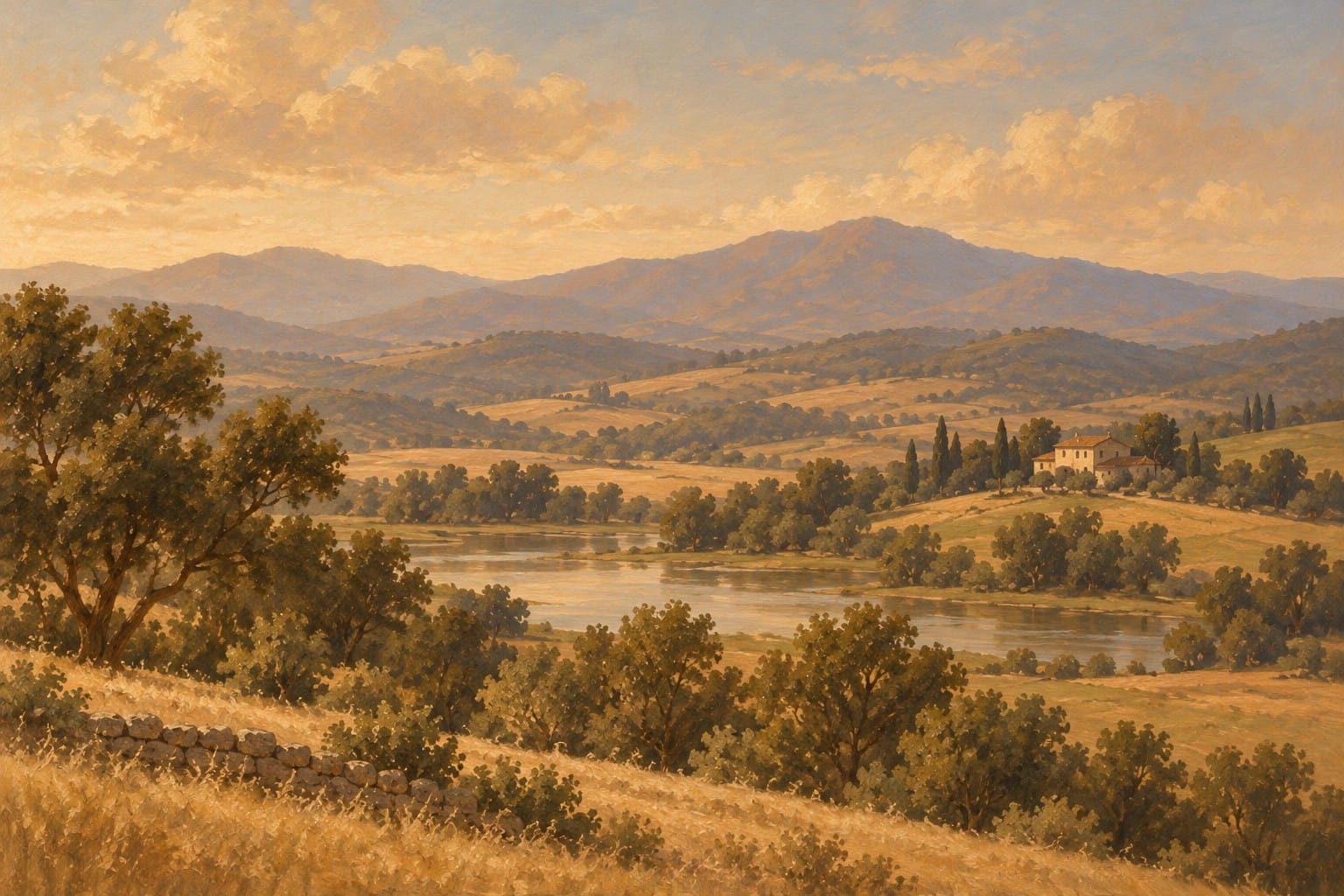 Golden Valley Panorama