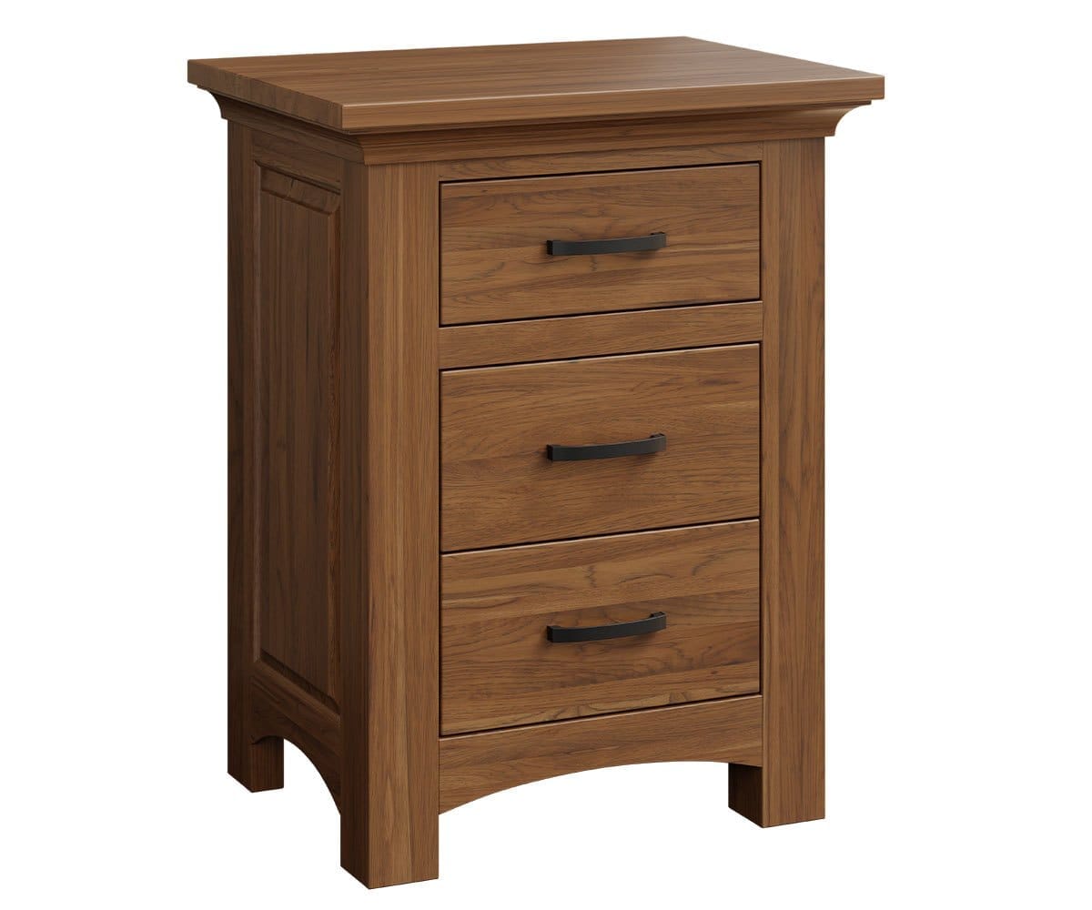 The Chesterfield Three-Drawer Nightstand