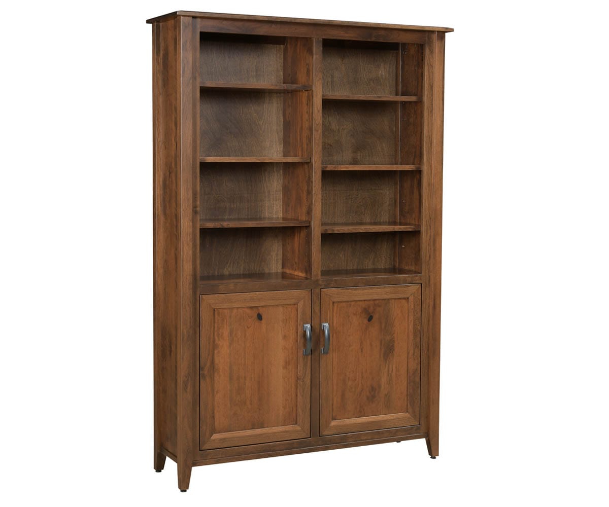 The Chesterfield Wide Bookcase with Doors