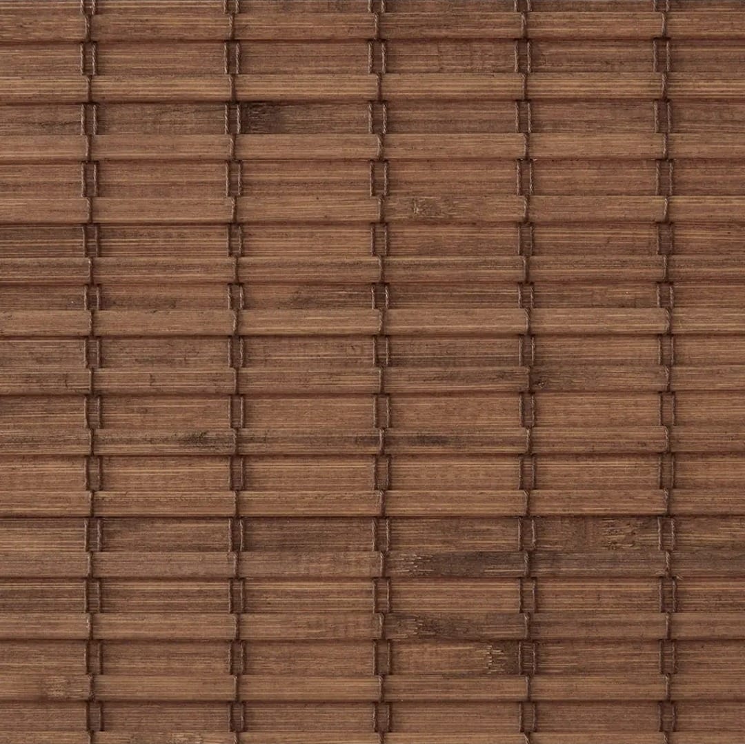 Woven Bamboo Roman Shade — additional view