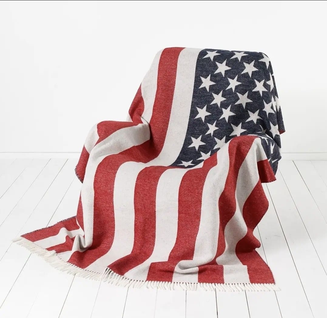 American Flag Throw