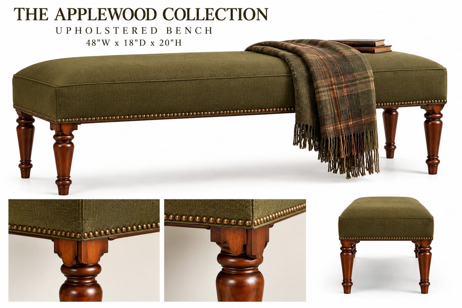 Applewood Bed Bench