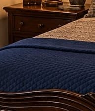 Mahogany Nightstands, Pair