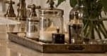 Brass Vanity Tray Set