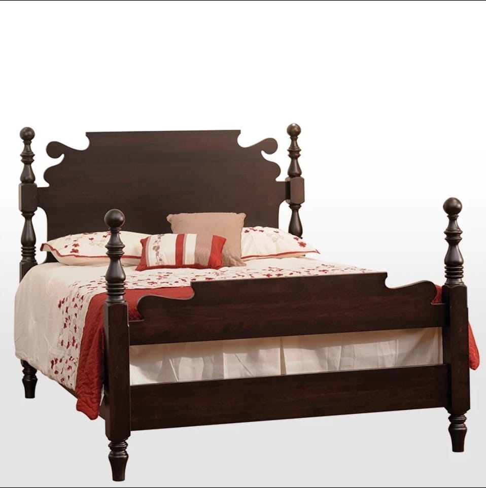 Lakiesta Scroll-Top Cannonball Bed — additional view
