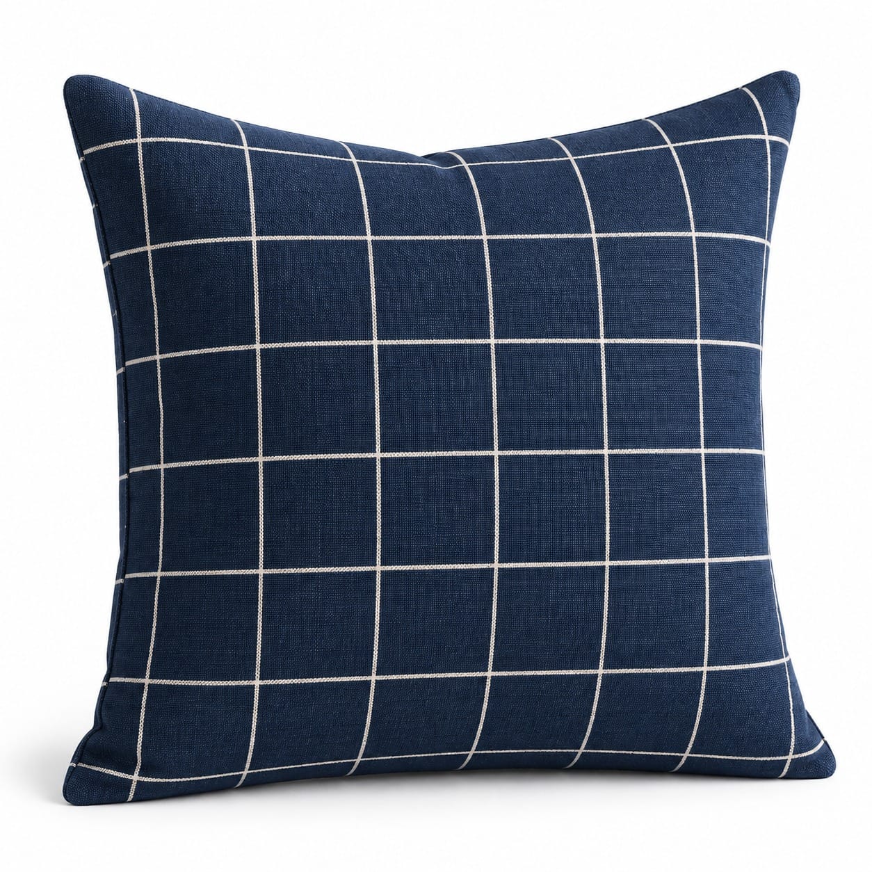 Lakiesta Navy Windowpane Pillow