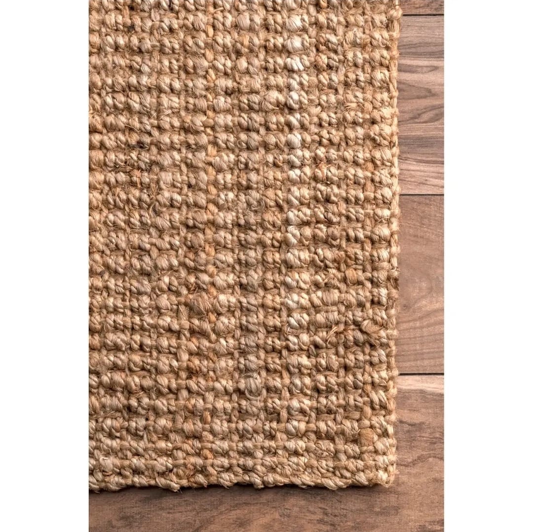 nuLOOM Ashli Solid Jute Rug, Natural — additional view