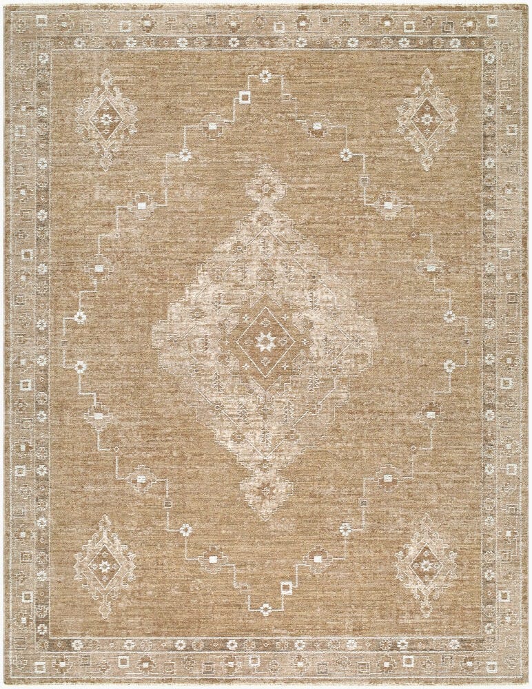 Penny Rug, Tan & Ivory