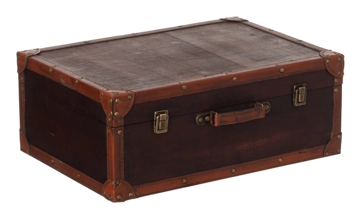 Vintage Wooden Display Trunk