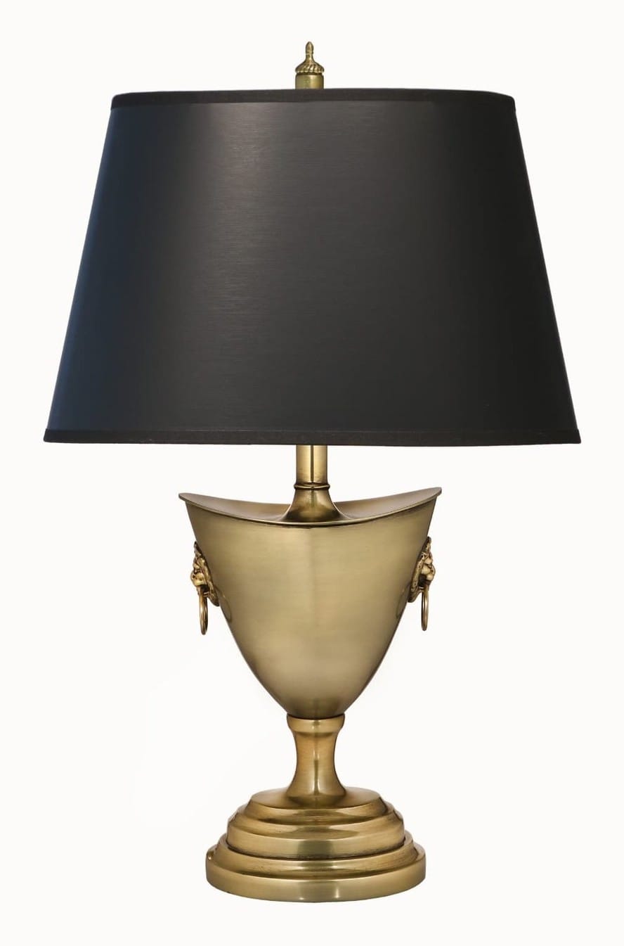 Stiffel Brass Urn Desk Lamp