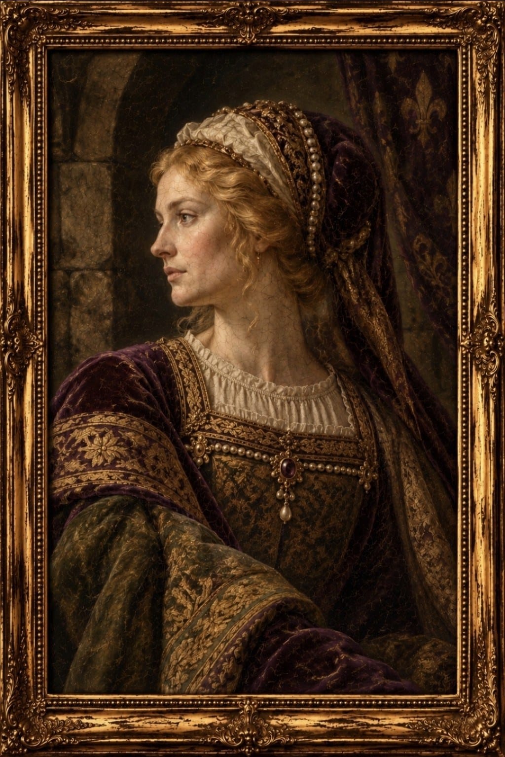 Lady in Purple