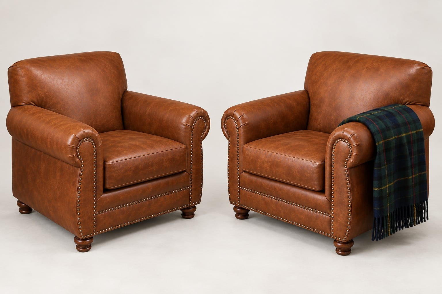 The Willowthorne Club Chair, Cognac Leather