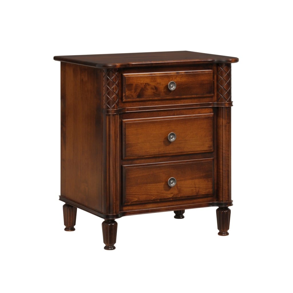 The Willowthorne Three-Drawer Nightstand