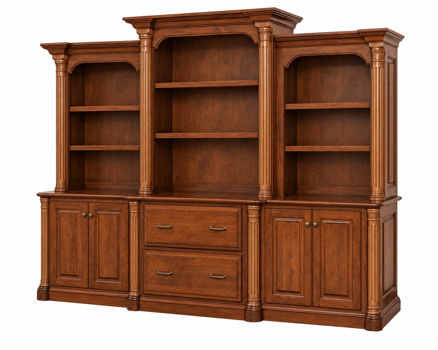 The Willowthorne Three-Bay Credenza & Hutch — additional view