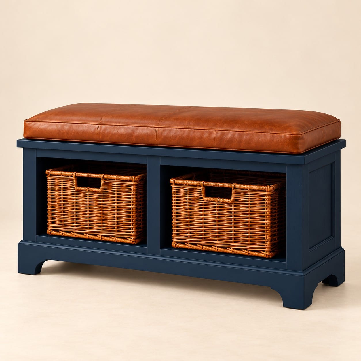 The Willowthorne Leather Boot Bench