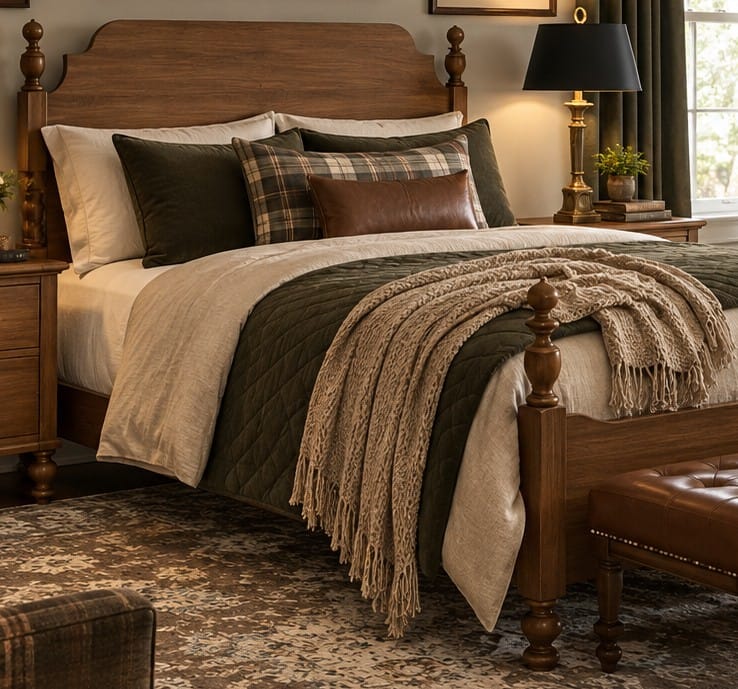 Yorkshire Turned-Post Bed