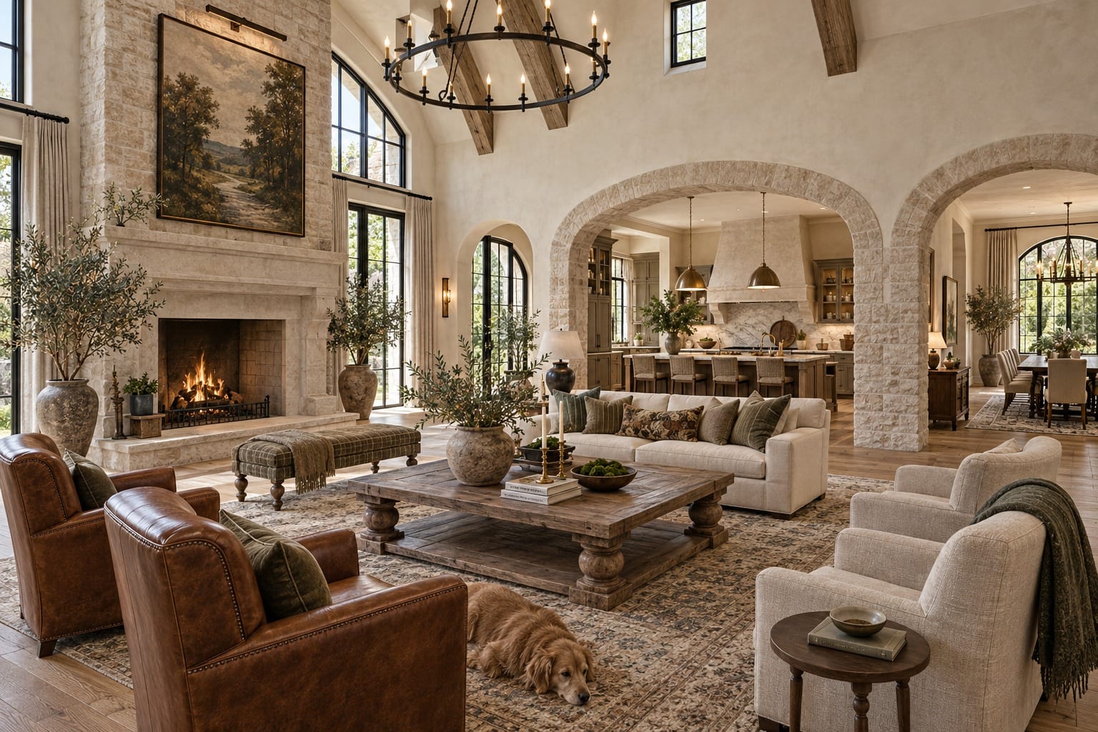 The Great Room — decorated room scene