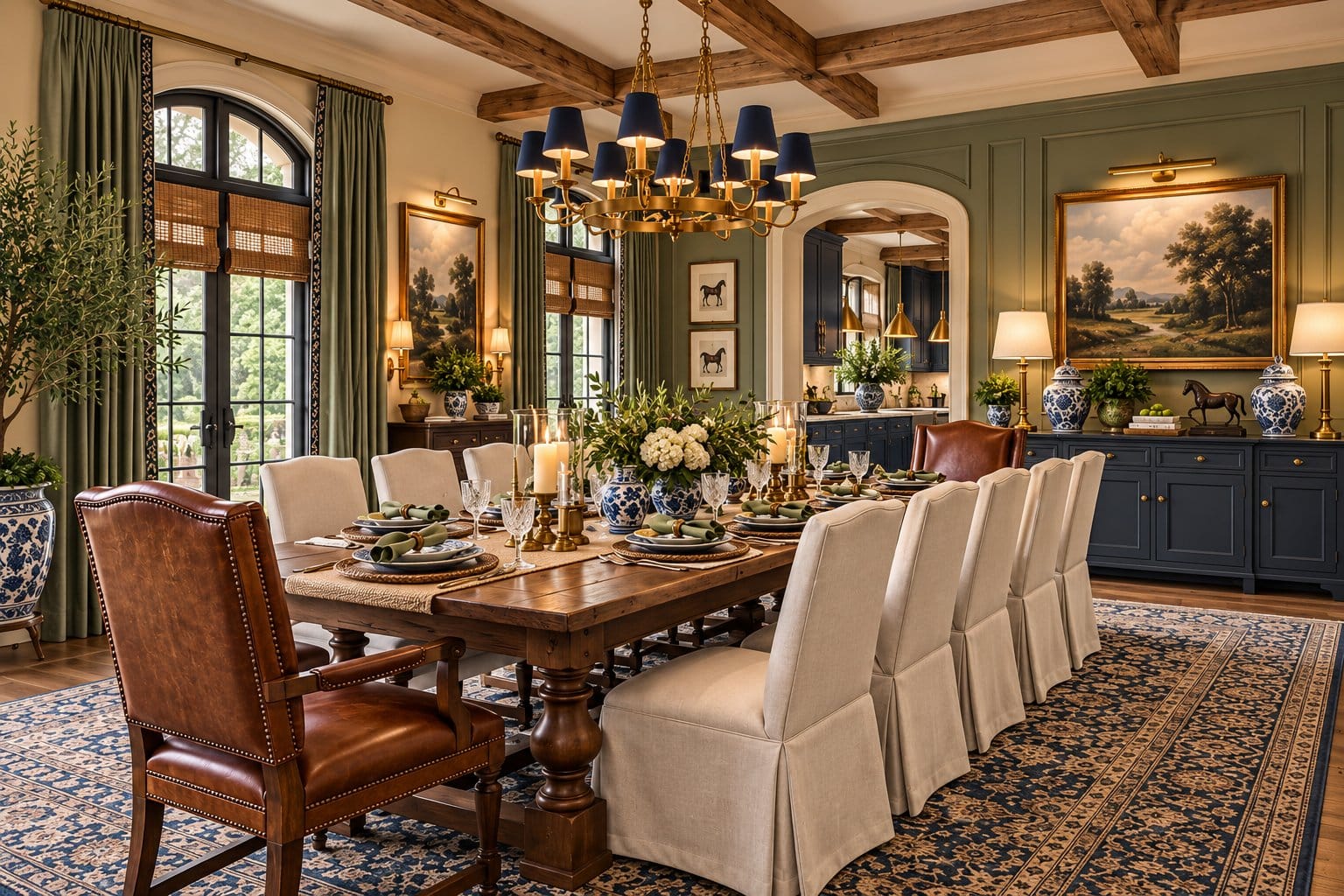 The Dining Room — decorated room scene