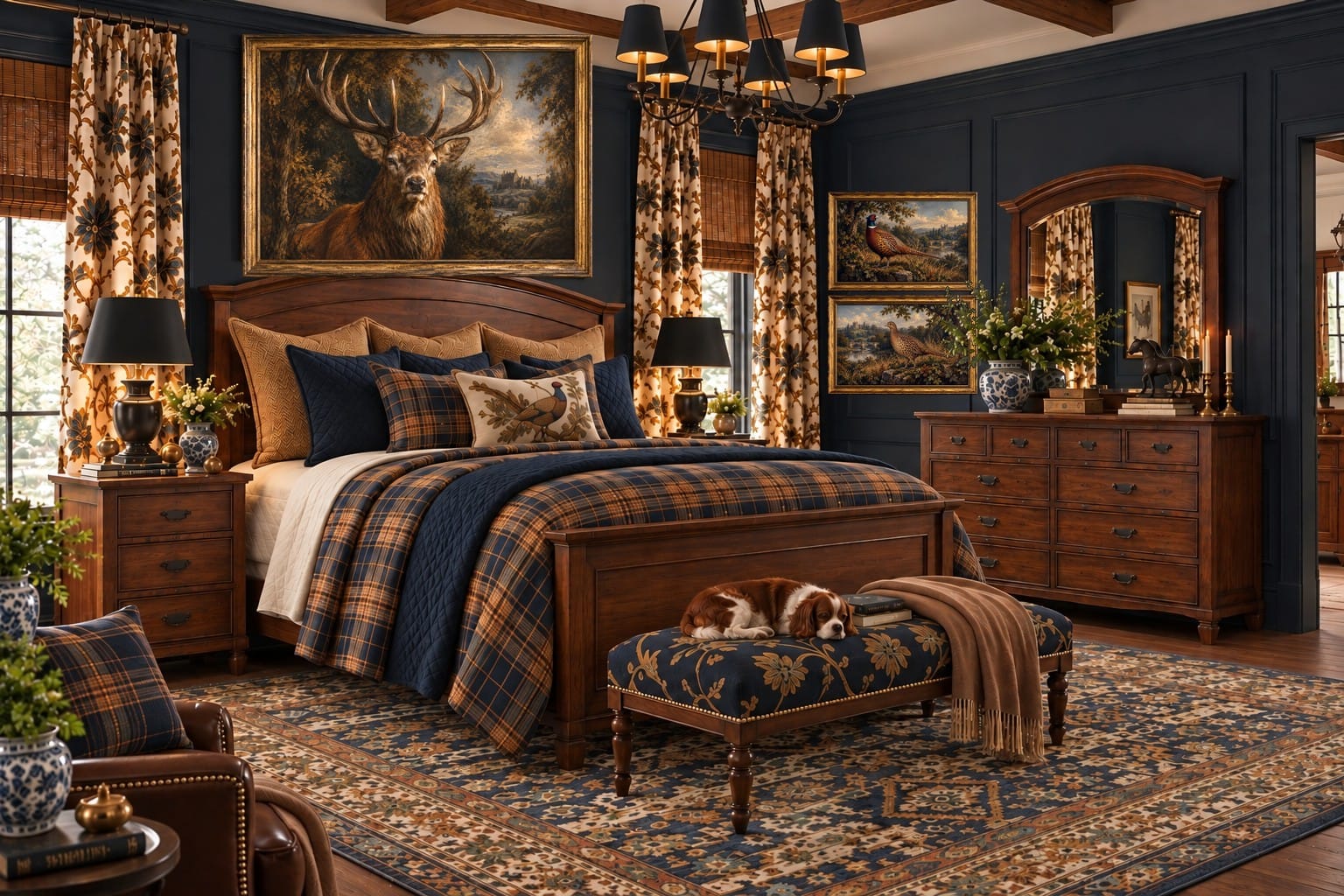 The Main Bedroom — decorated room scene