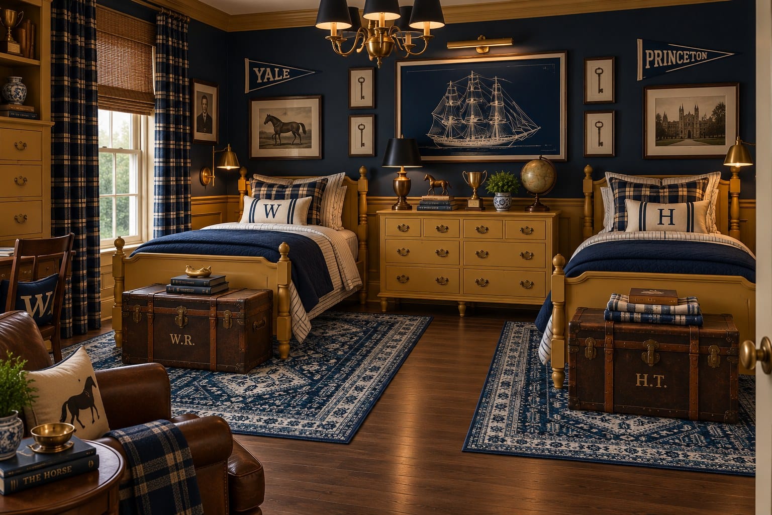 Winston and Harley's Room — decorated room scene