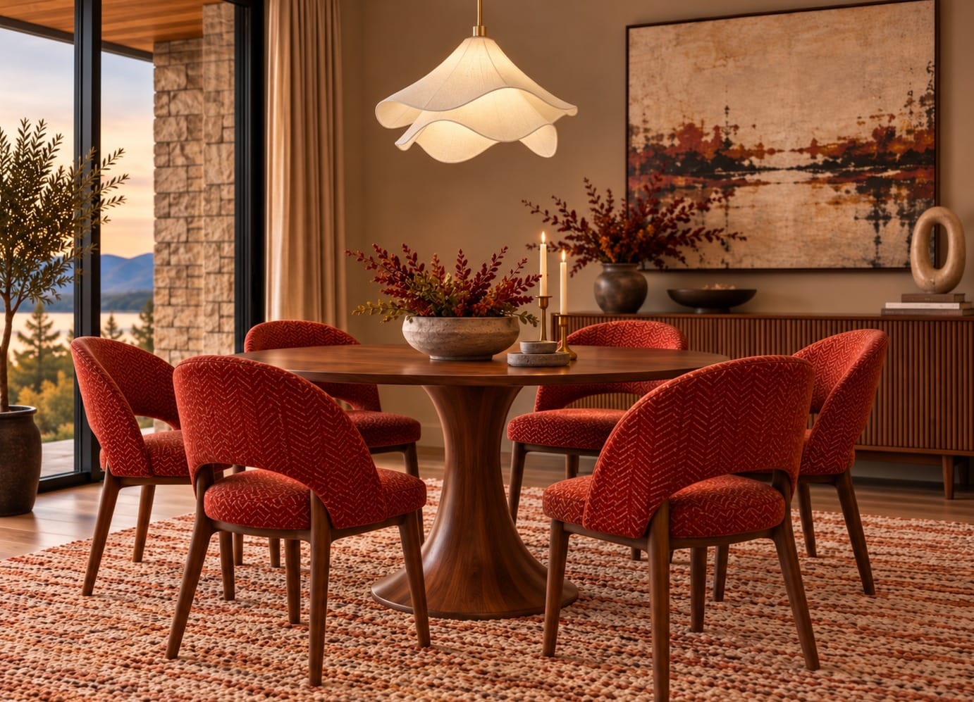 The Dining Room — decorated room scene