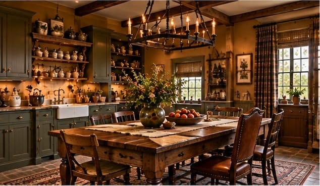 The Kitchen — decorated room scene