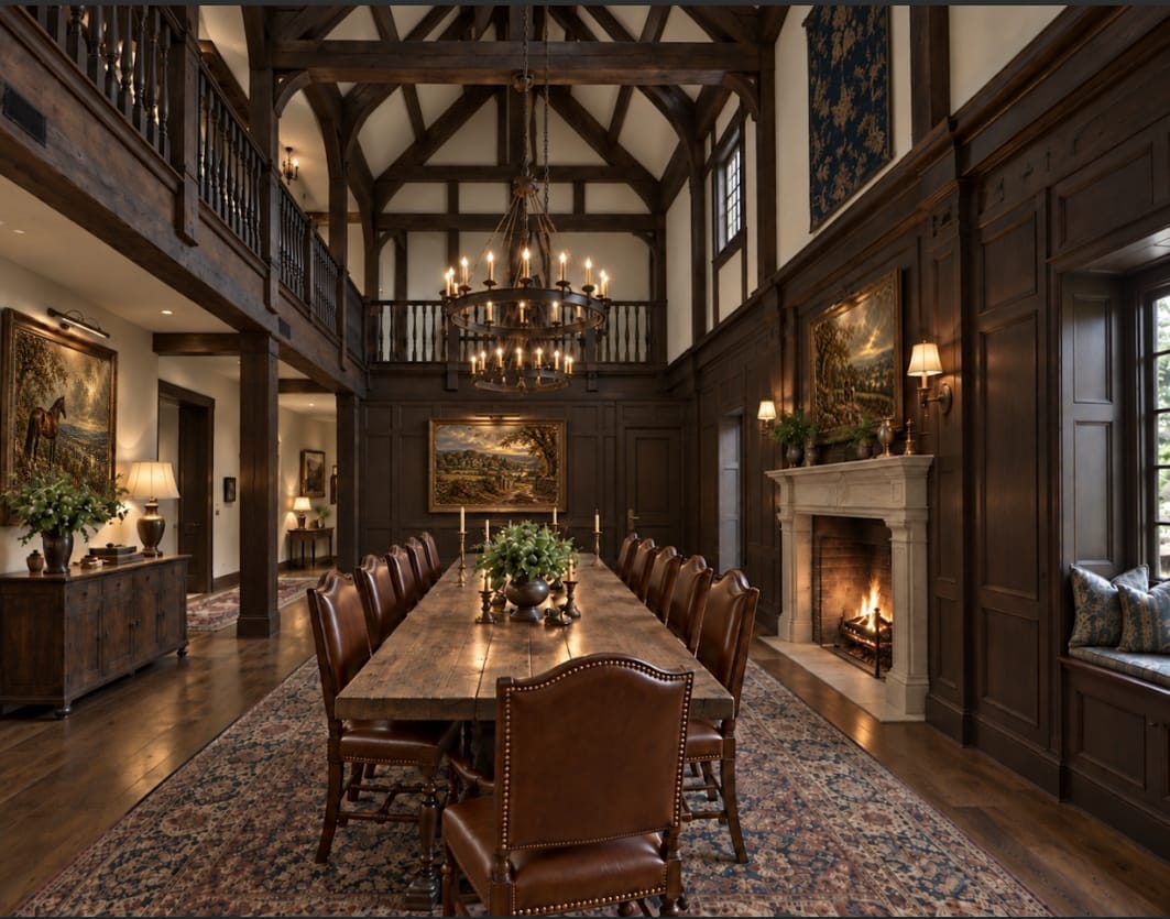 The Formal Dining Room — decorated room scene