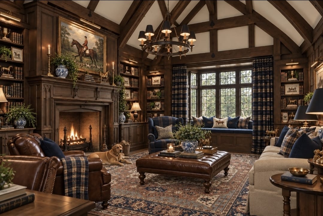The Grand Library — decorated room scene
