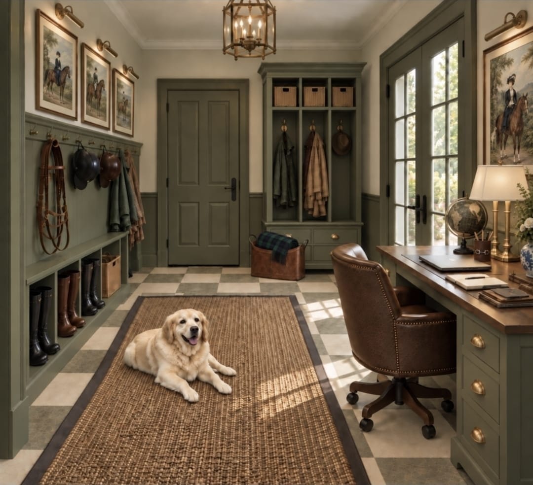 The Decorator's Office — decorated room scene