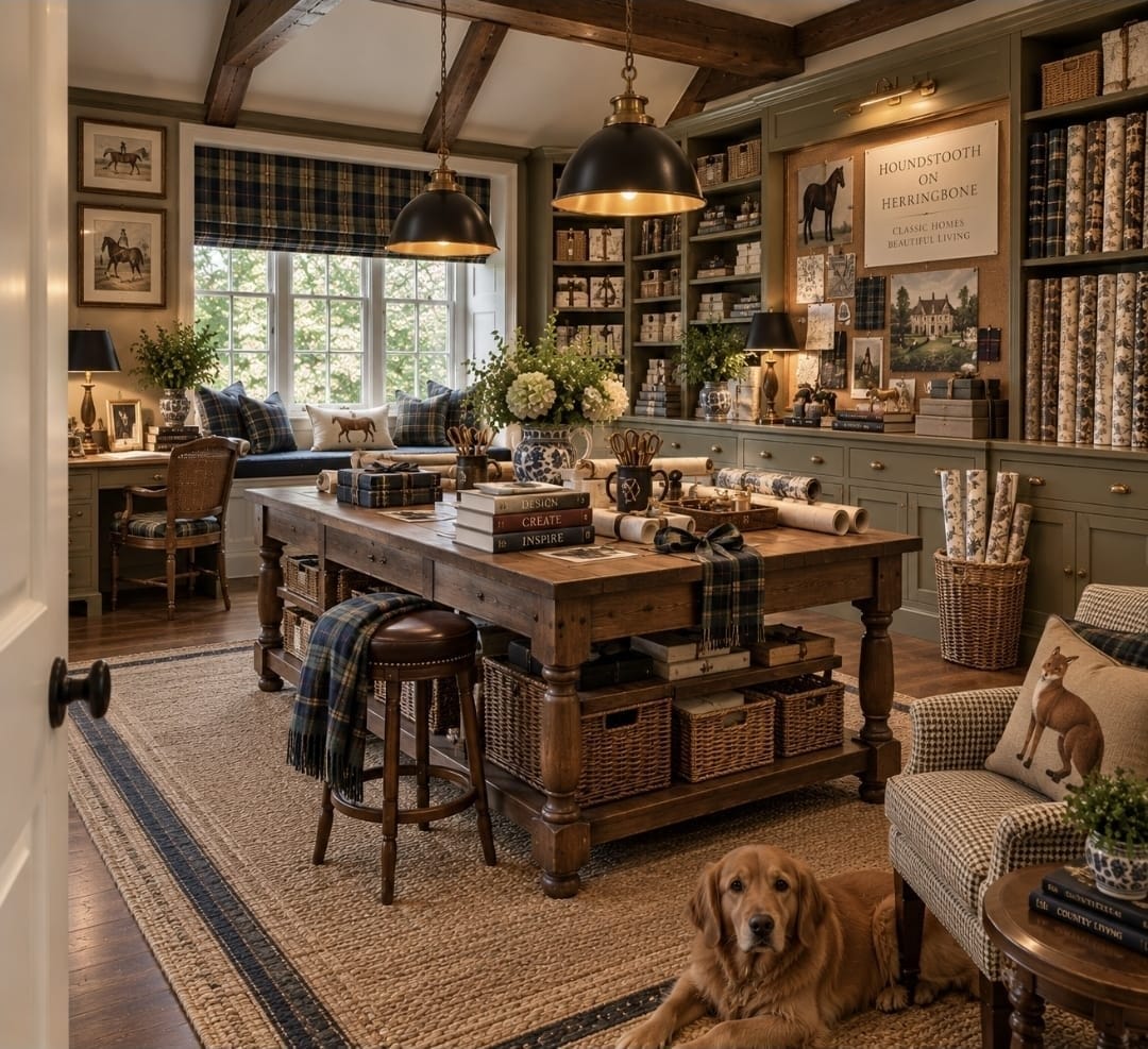 The Studio Workroom — decorated room scene
