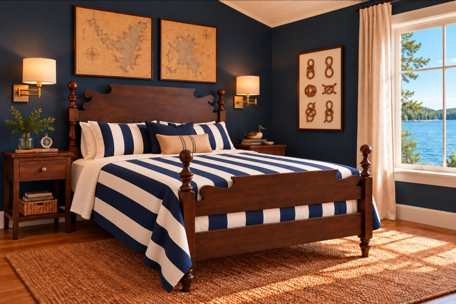 The Boy's Bedroom — decorated room scene
