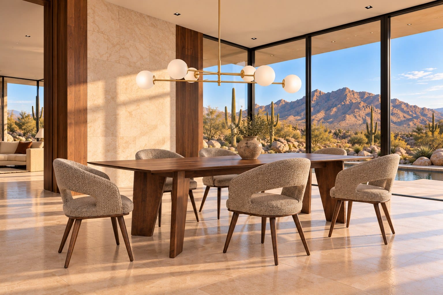 The Dining Room — decorated room scene