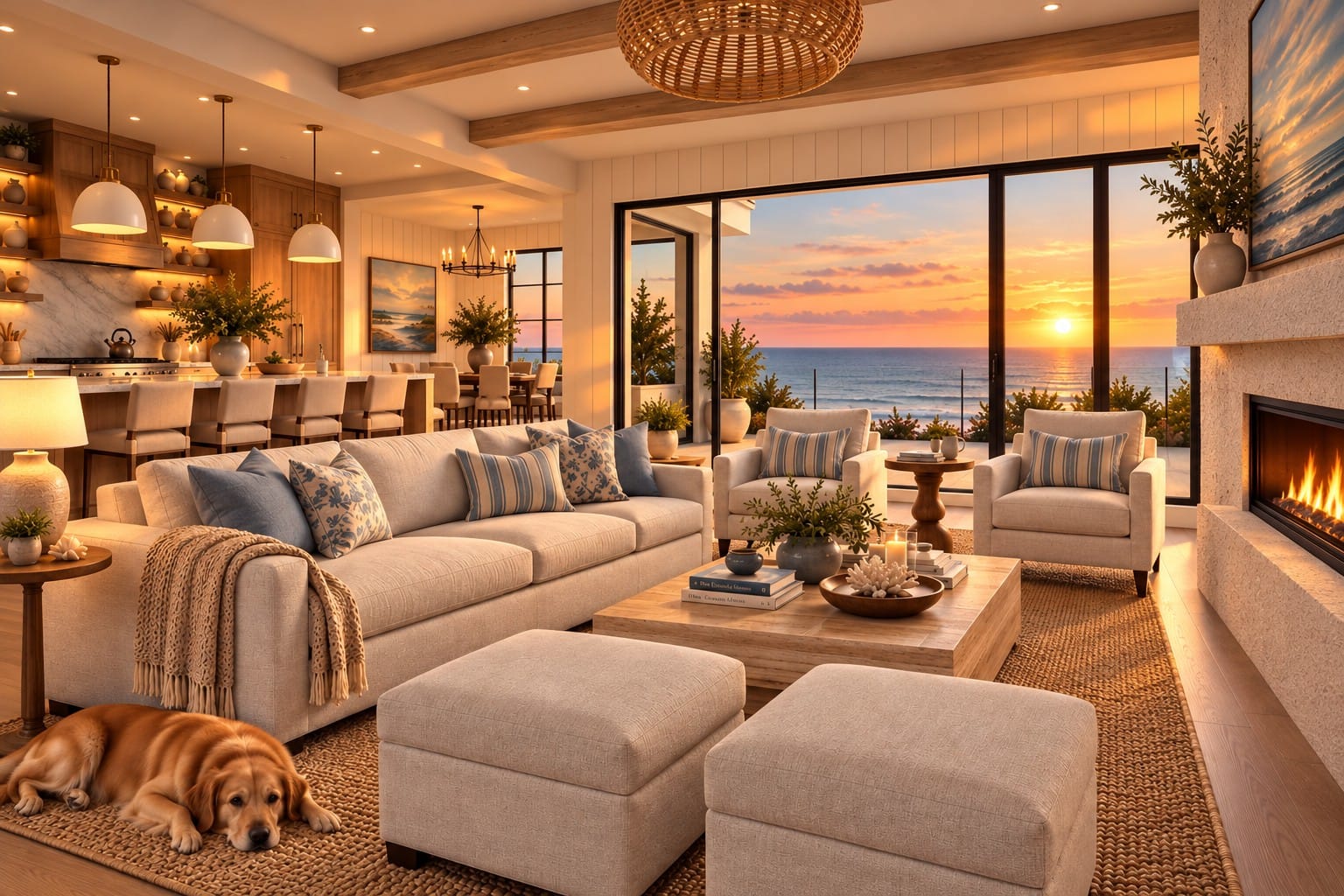 The Living Room — decorated room scene