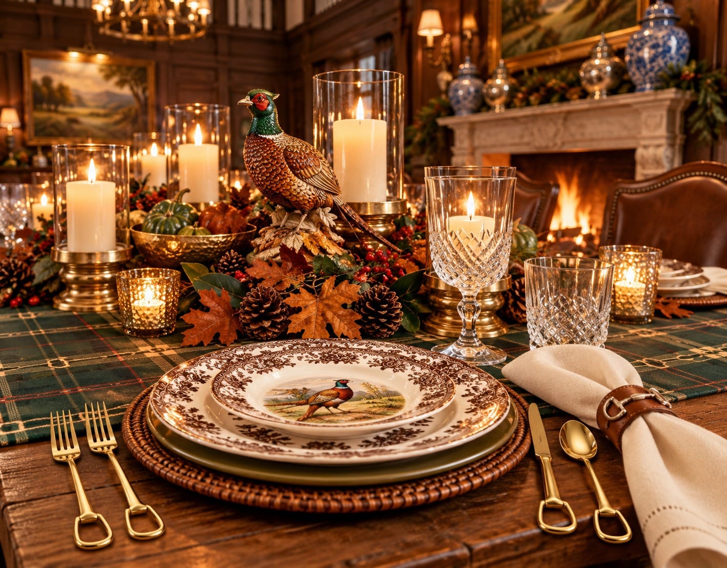 The Autumn Table — decorated room scene