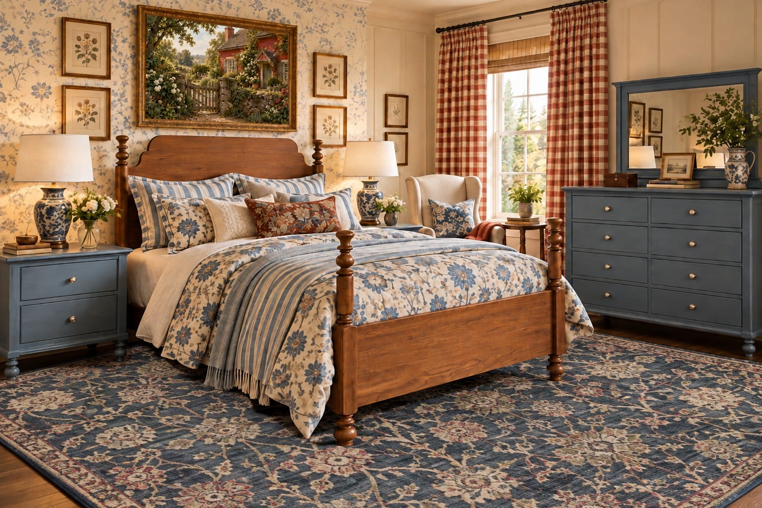 Thornburg Place: the Bedroom