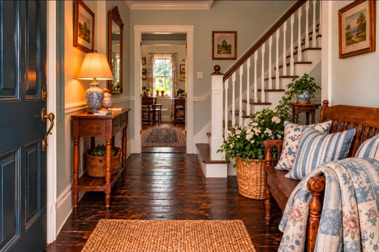 The Foyer — decorated room scene