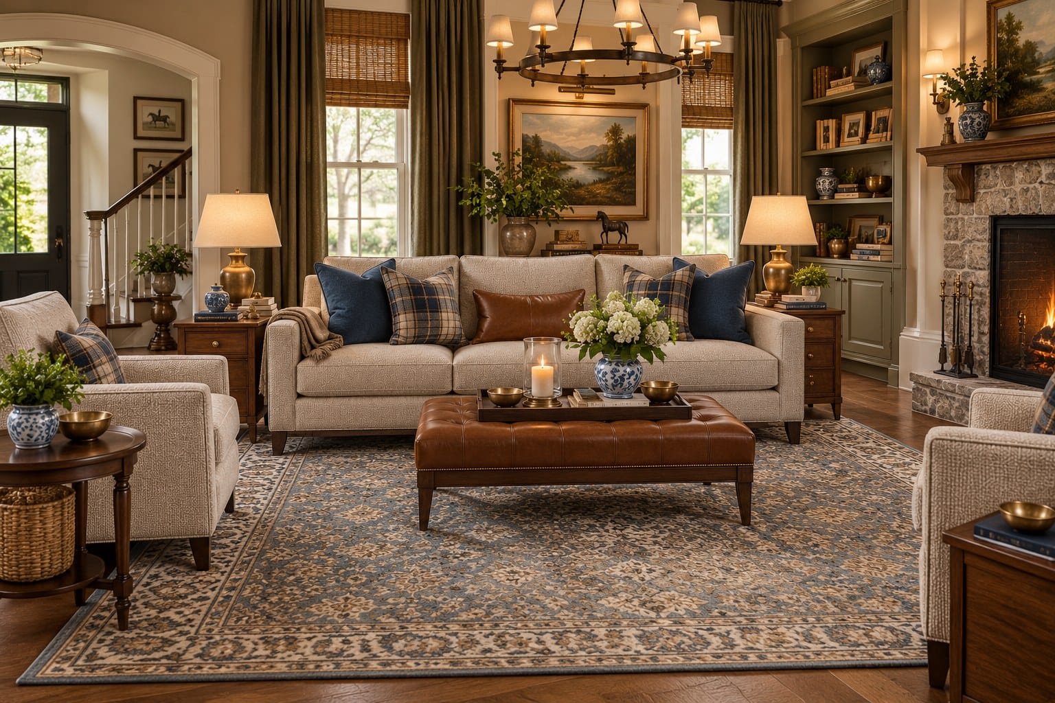 Westover House: the Living Room